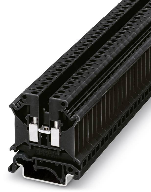 Phoenix Contact 0711344 prolazna klema 6,2 mm vijak crna 50 kom.