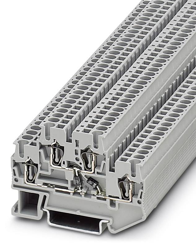 Phoenix Contact 3031652 terminalni blok za montazne elemente 5,2 mm opruga siva 50 kom.