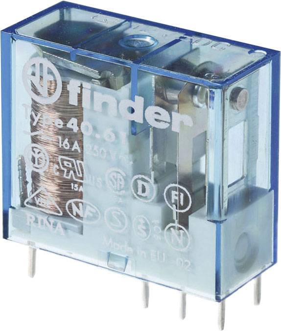 Finder 40.61.9.021.4000 PCB relej 21 V/DC 16 A 1 promena
