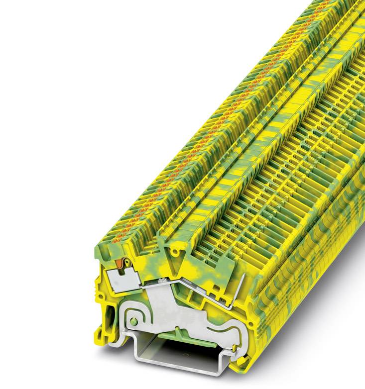 Phoenix Contact 3214479 trostepeni zastitni provodnicki terminal 3,5 mm brzi prikljucak zelena, zuta 50 kom.