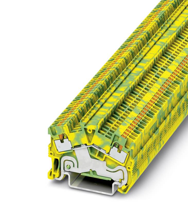 Phoenix Contact 3214563 trostepeni zastitni provodnicki terminal 3,5 mm brzi prikljucak zeleni, zuti 50 kom.