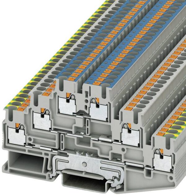 Phoenix Contact 3210538 trostepeni zastitni provodnicki terminal 5,2 mm brzi prikljucak sivi 1 kom.