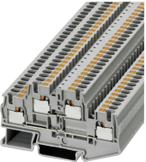 Phoenix Contact 3211786 dvospratni terminalni blok 6,2 mm brzi prikljucak sivi 1 kom.