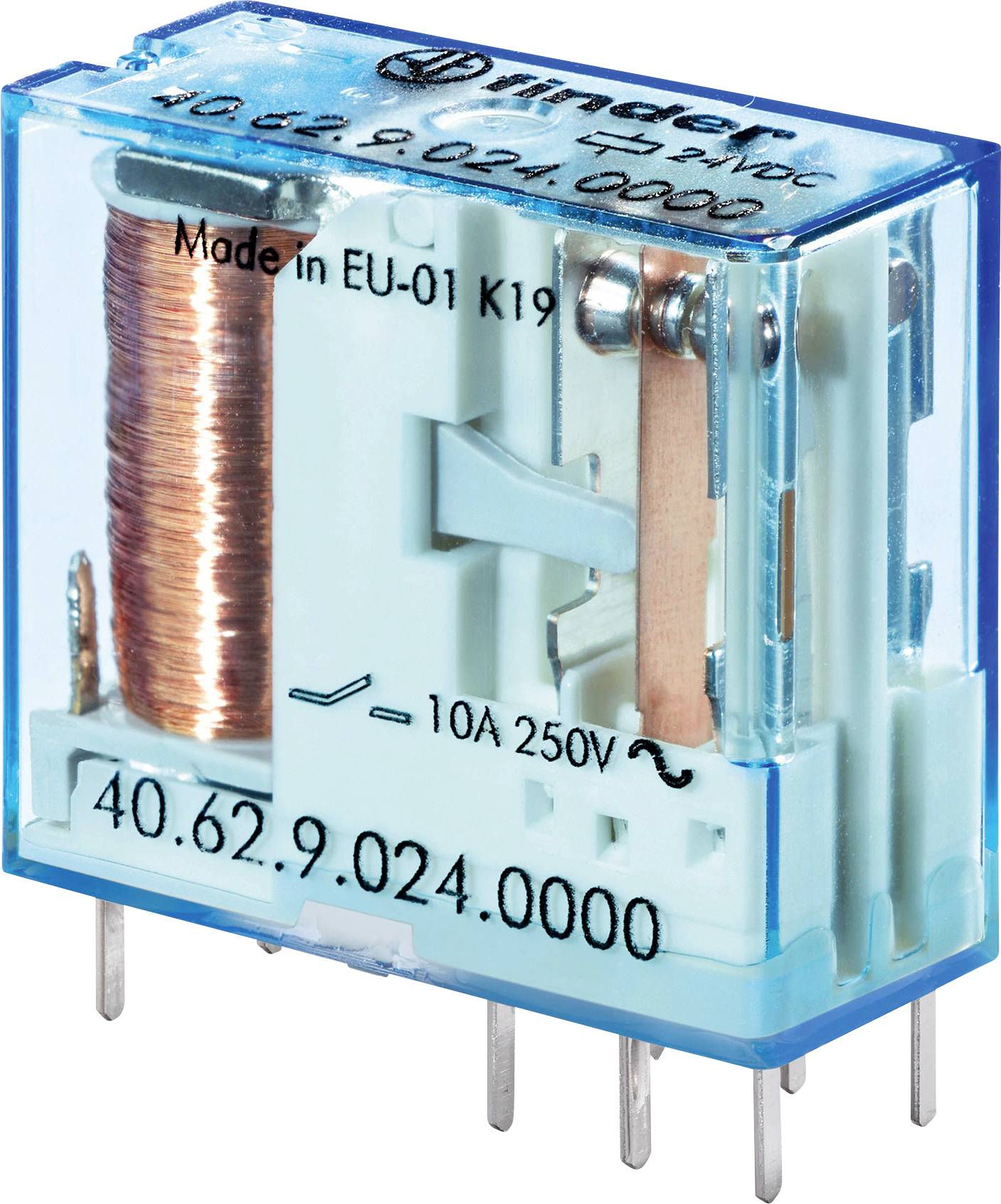 Finder 40.62.8.230.4000 PCB relej 230 V/DC 10 A 2 kom.