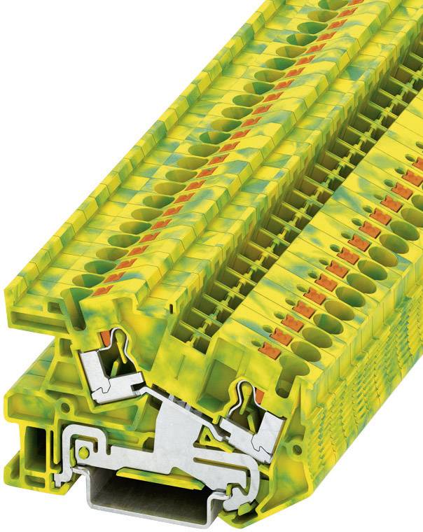 Phoenix Contact 3213964 instalacioni terminal za zastitni provodnik 6,2 mm brzi prikljucak zelena, zuta 1 kom.