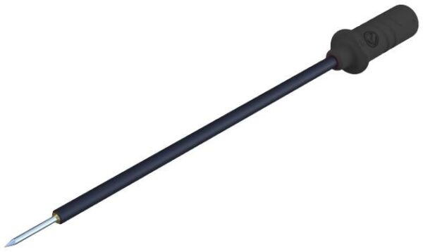 SKS Hirschmann Micro-Pruef MPS 2/0,64 FT sw ispitni vrh uticni prikljucak 0,64 mm CAT I crna