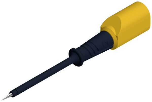SKS Hirschmann PRUEF 2 S  sw ispitni vrh 4 mm prikljucak  crna