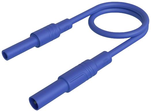 SKS Hirschmann MAL S GG-B 200/2,5  bl sigurnosni merni kabl 4 mm sigurnosni utikac 4 mm sigurnosna uticnica 200 cm plava boja