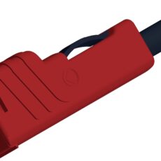SKS Hirschmann SLS 200 laboratorijski muski konektor ravni muski konektor Pin-fi: 4 mm crvena