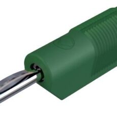 SKS Hirschmann VSB 20 banana utikac ravni muski konektor Pin-fi: 4 mm zelena