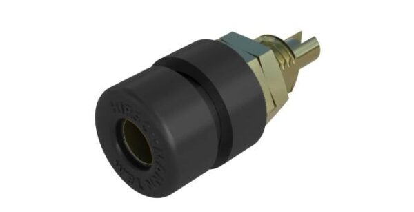 SKS Hirschmann BIL 30 Au laboratorijski zenski konektor zenski konektor, vertikalna ugradnja Pin-fi: 4 mm crna