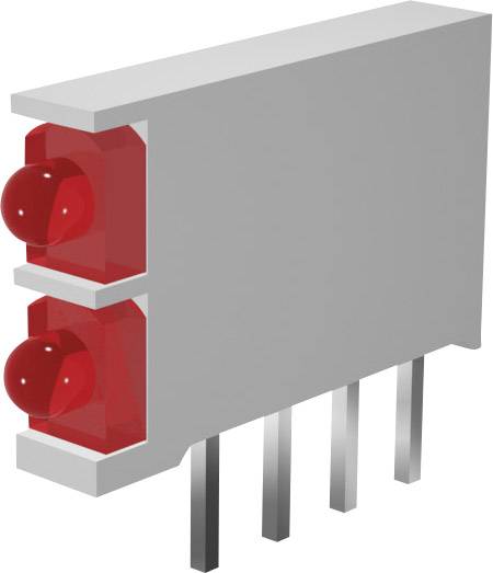Signal Construct DBI01301 LED modul 2-struki  crvena, zuta  (D x s x V) 15.5 x 2.5 x 12 mm