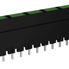 Signal Construct ZALS 082 LED serija 8-struki  zelena  (D x s x V) 40.8 x 3.7 x 9 mm