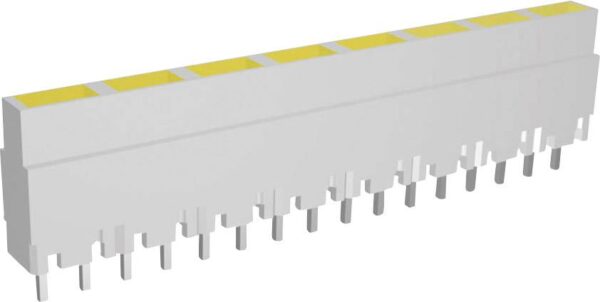 Signal Construct ZALW 081 LED serija 8-struki  zuta  (D x s x V) 40.8 x 3.7 x 9 mm