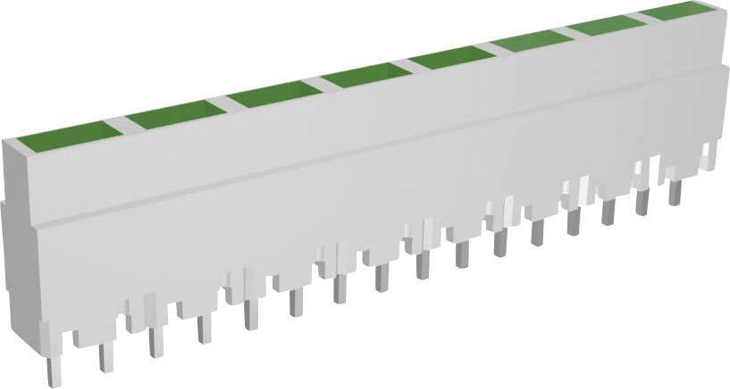 Signal Construct ZALW 082 LED serija 8-struki  zelena  (D x s x V) 40.8 x 3.7 x 9 mm