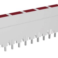Signal Construct ZALW 080 LED serija 8-struki  crvena  (D x s x V) 40.8 x 3.7 x 9 mm