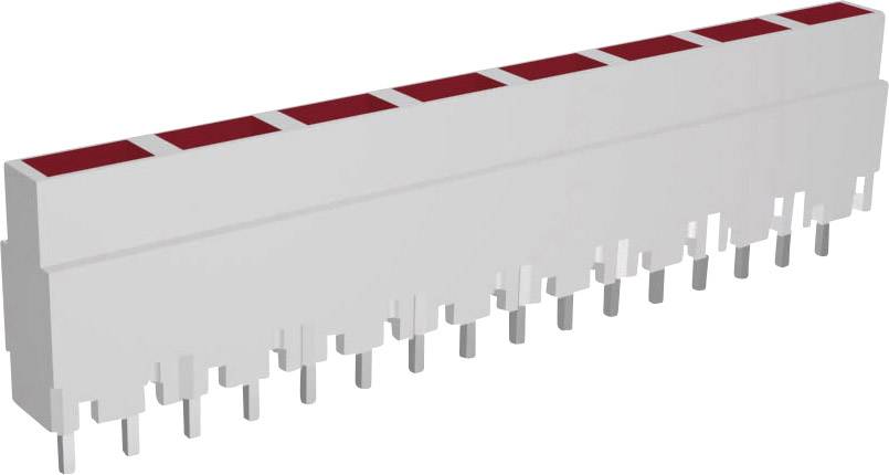 Signal Construct ZALW 080 LED serija 8-struki  crvena  (D x s x V) 40.8 x 3.7 x 9 mm