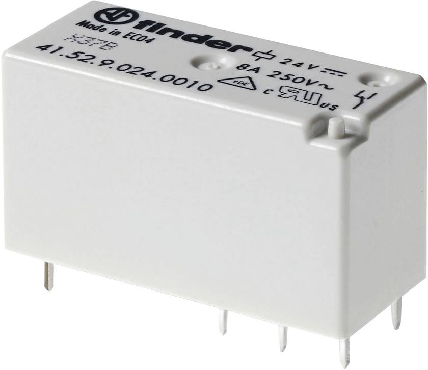 Finder 41.52.9.012.5010 PCB relej 12 V/DC 8 A 2 prekidac