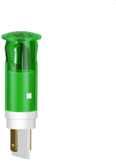 Signal Construct SKGU10728A LED usmerena zelena    230 V/AC, 130 V/DC