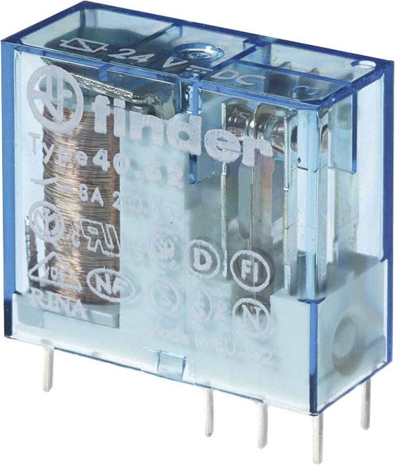 Finder 40.52.7.018.0001 PCB relej 18 V/DC 8 A 2 prekidac