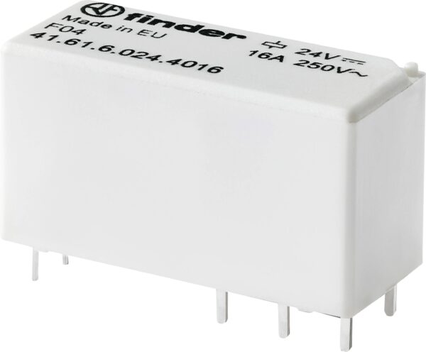 Finder 41.61.6.005.4016 PCB relej 5 V/DC 16 A 1 promena