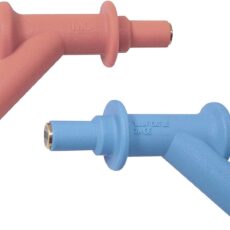 Staubli XMA-7 sigurnosni ispitni vrh uticni prikljucak 4 mm CAT III 1000 V crvena