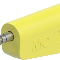 Staubli LQ-4N-30 laboratorijski muski konektor utikac Pin-fi: 4 mm zuta