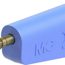 Staubli LQ-4A-30 laboratorijski muski konektor utikac Pin-fi: 4 mm plava boja