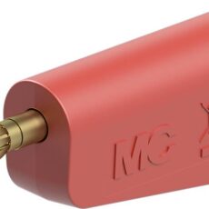 Staubli LM-4A-39 lamelarni utikac utikac Pin-fi: 4 mm crvena