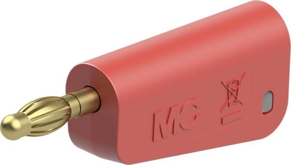 Staubli LM-4A-39 lamelarni utikac utikac Pin-fi: 4 mm crvena