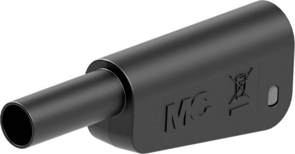 Staubli SLQ-4A-46 sigurnosni lamelarni muski konektor utikac Pin-fi: 4 mm crna