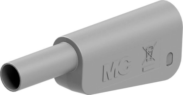 Staubli SLM-4A-46 sigurnosni lamelarni muski konektor utikac Pin-fi: 4 mm siva