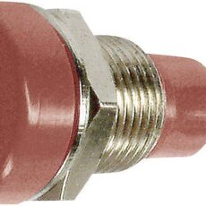 Staubli LB-I2R laboratorijski zenski konektor zenski konektor, vertikalna ugradnja Pin-fi: 2 mm crvena