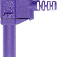 Staubli SLS425-SW sigurnosni lamelarni muski konektor kutni muski konektor Pin-fi: 4 mm ljubicasta