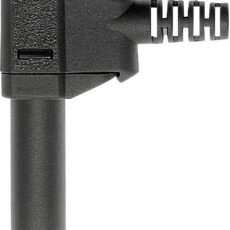 Staubli SLS425-SW sigurnosni lamelarni muski konektor kutni muski konektor Pin-fi: 4 mm crna