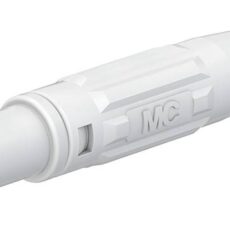 Staubli XL-410 laboratorijski muski konektor ravni muski konektor Pin-fi: 4 mm bela
