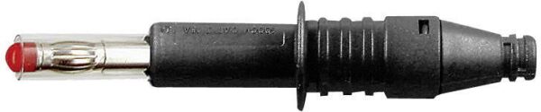 Staubli X-GL-438 lamelarni utikac ravni muski konektor Pin-fi: 4 mm crna
