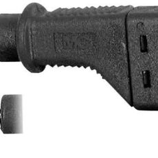 Staubli XZGL-425 lamelarni utikac ravni muski konektor Pin-fi: 4 mm zelena, zuta