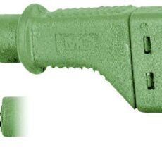 Staubli XZGL-425 lamelarni utikac ravni muski konektor Pin-fi: 4 mm zelena