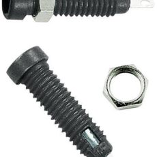 Staubli LB2-IF laboratorijski zenski konektor zenski konektor, vertikalna ugradnja Pin-fi: 2 mm crna