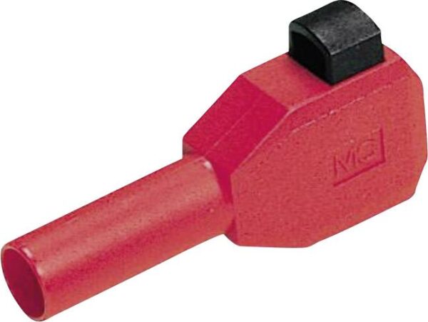 Staubli SKLS4 laboratorijski muski konektor ravni muski konektor Pin-fi: 4 mm crvena