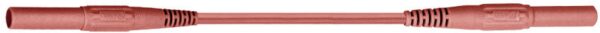 Staubli XMS-419 sigurnosni merni kabl lamelarni muski konektor 4 mm lamelarni muski konektor 4 mm 1.00 m crvena