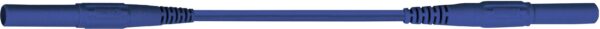 Staubli XMF-419 sigurnosni merni kabl lamelarni muski konektor 4 mm lamelarni muski konektor 4 mm 2.00 m plava boja