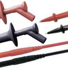 Staubli 9410494500 komplet sigurnosnih mernih vodova [lamelarni muski konektor 4 mm - lamelarni muski konektor 4 mm] 1.00 m crna, crvena