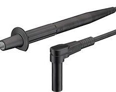 Staubli XPF-484 sigurnosni merni kabl 4 mm sigurnosni utikac 4 mm sigurnosni utikac 1.50 m crna