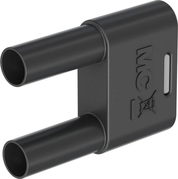 Staubli SKS-4N-19 spojni utikac crna Pin-fi: 4 mm Udaljenost nozice: 19 mm
