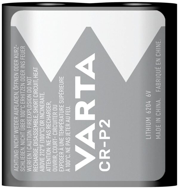 Varta LITHIUM Cylindr. CR-P2 Bli1 fotobaterije CR-P 2 litijum 1450 mAh 6 V