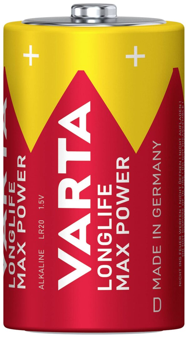 Varta LONGLIFE Max Power D Bli 2 mono (l) baterija alkalno-manganov 16500 mAh 1.5 V 2x