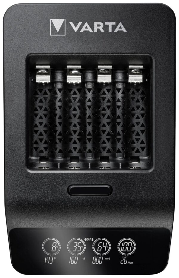 Varta LCD Smart Charger+ 4x 56706 punjac okruglih stanica nikalj-metal-hidridni micro (AAA), mangan (AA)