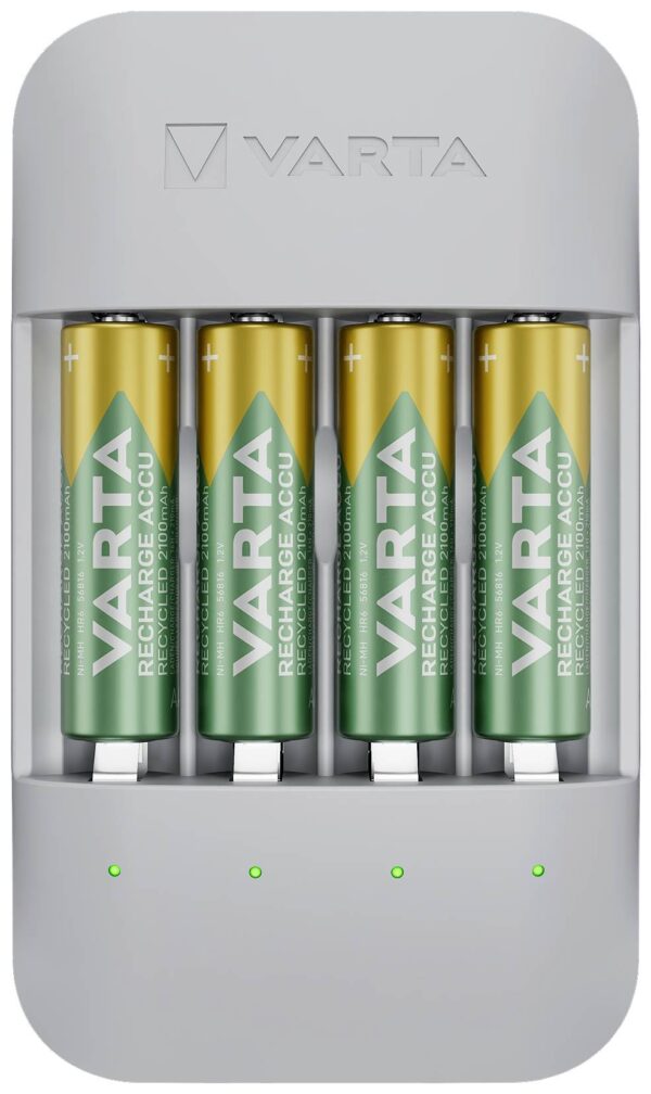 Varta Eco Charger Pro punjac okruglih stanica nikalj-metal-hidridni micro (AAA), mangan (AA)